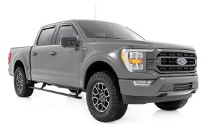 Ford F-250 Super Duty Power Running Boards - Rough Country - Dual Electric Motor - '17-'23